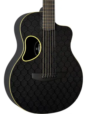 McPherson Carbon Fiber Blackout Touring Yellow w/ Honeycomb Finish #11251