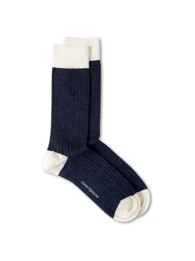 Miller Socks Bridge Navy