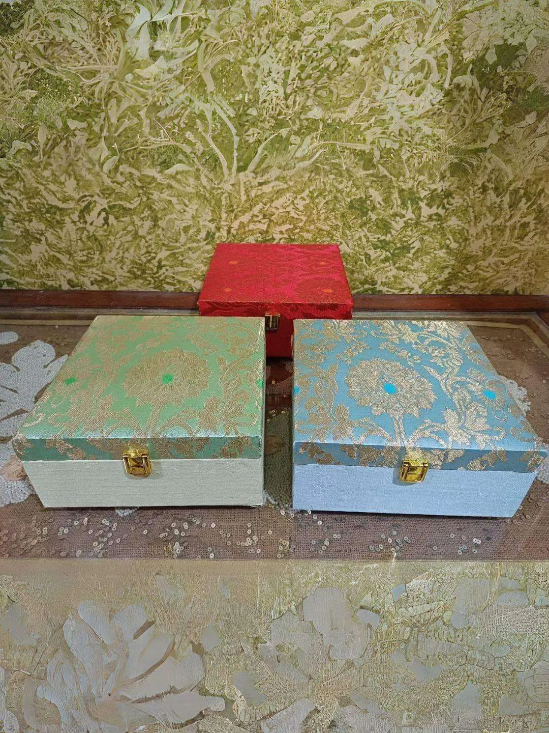 Mini Banarasi Trunk Box