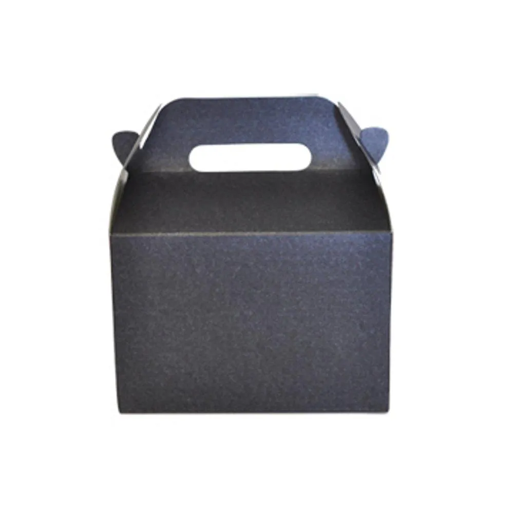 Mini Gable Boxes - SPARKLE BLACK (Set of 48)