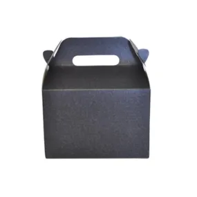 Mini Gable Boxes - SPARKLE BLACK (Set of 48)