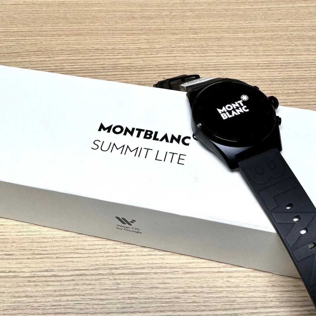 Montblanc Summit Lite Smartwatch - Black with Rubber Strap