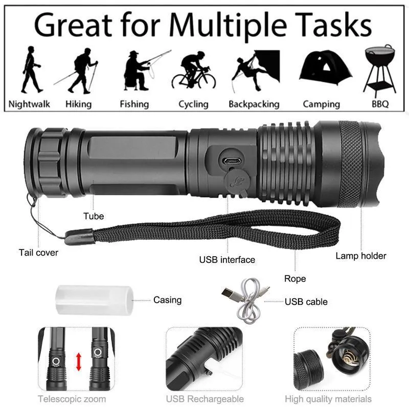 Most Powerful Flashlisht 20000 Lumens