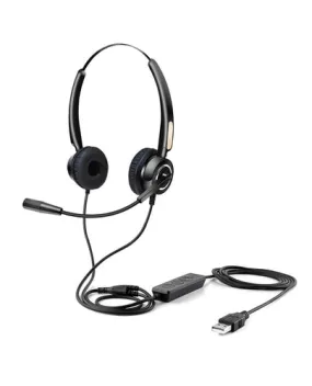 Movee: Over-The-Ear Usb Wired Headset With Remote Control