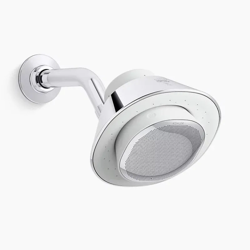 Moxie 1.75 gpm Bluetooth Showerhead Speaker in Vibrant Brushed Nickel