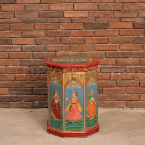 Mughal Hand Painted Trunk