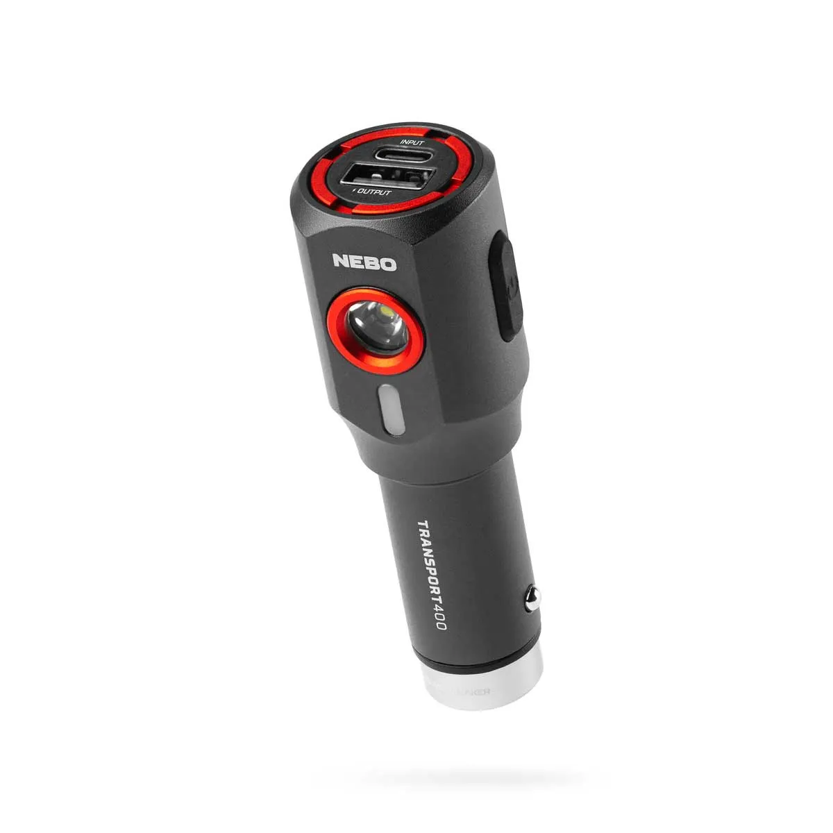 Nebo Transport 400 2-in-1 Car Charger and Flashlight