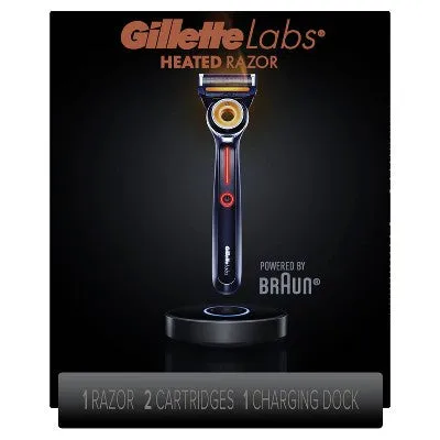 New - GilletteLabs Heated Razor Starter Kit by Gillette - 3ct