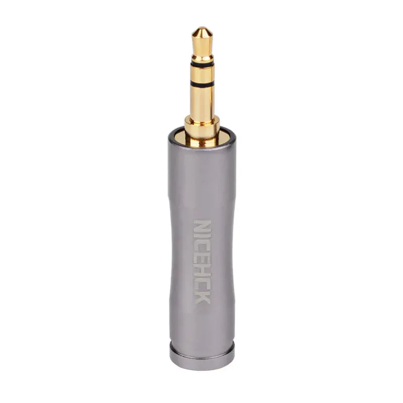 NiceHCK HIFI Earphone Adapter Plug 4.4mm Female to 3.5mm 2.5mm Male Wire Connector Gold-plated Audio Jack Earbud Accessories