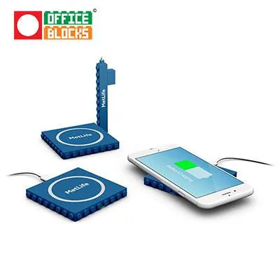 Office Blocks Wireless Charger 2 in 1