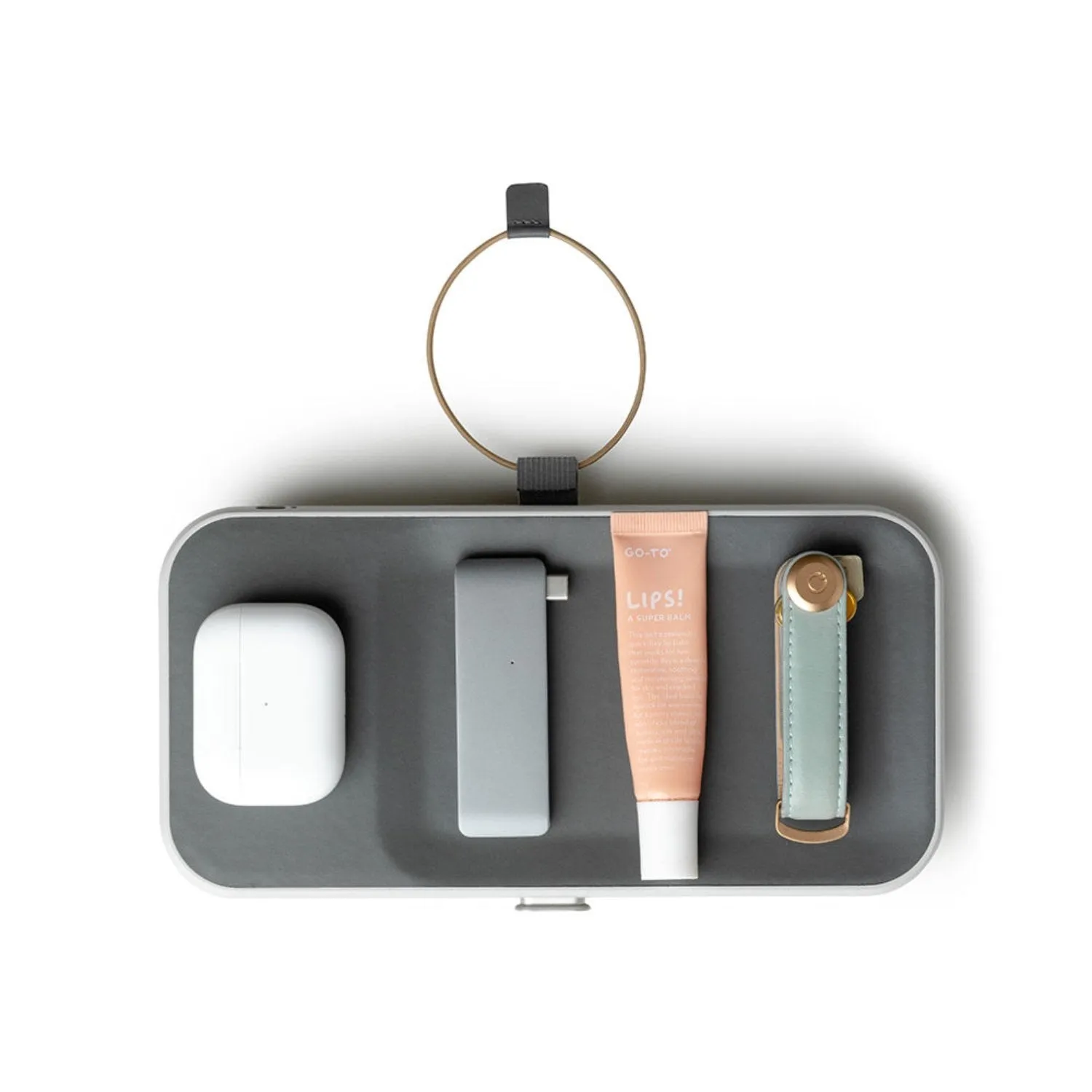 orbitkey | nest organiser   charger | ash - DC