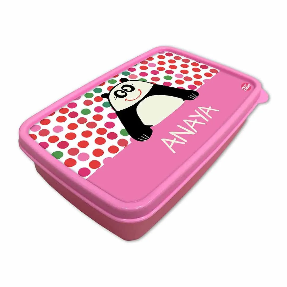 Personalised Lunch Box for Girls Return Gifts Birthday Party - Cute Panda