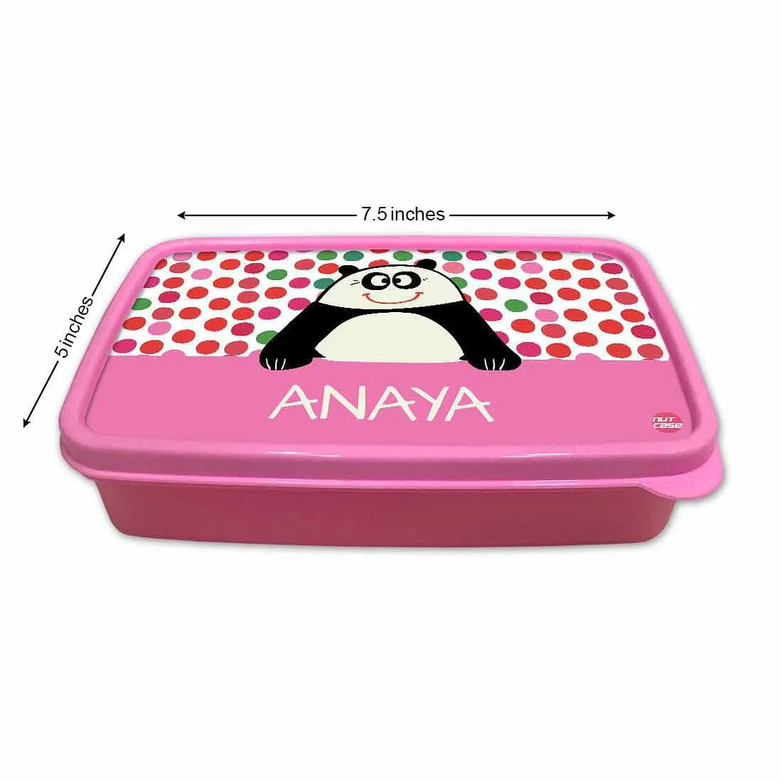 Personalised Lunch Box for Girls Return Gifts Birthday Party - Cute Panda