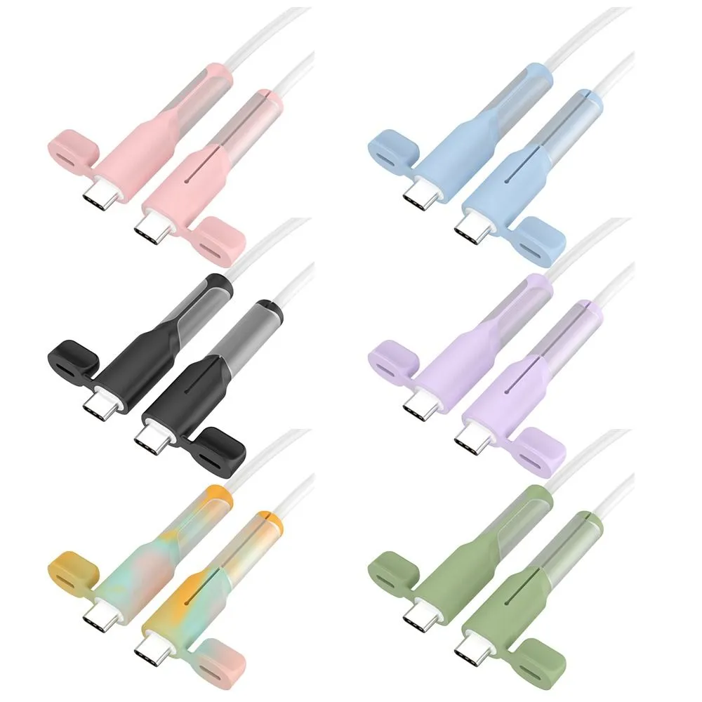 Phone USB Cable Protector Soft Silicone Cover Cap Practical Accessories