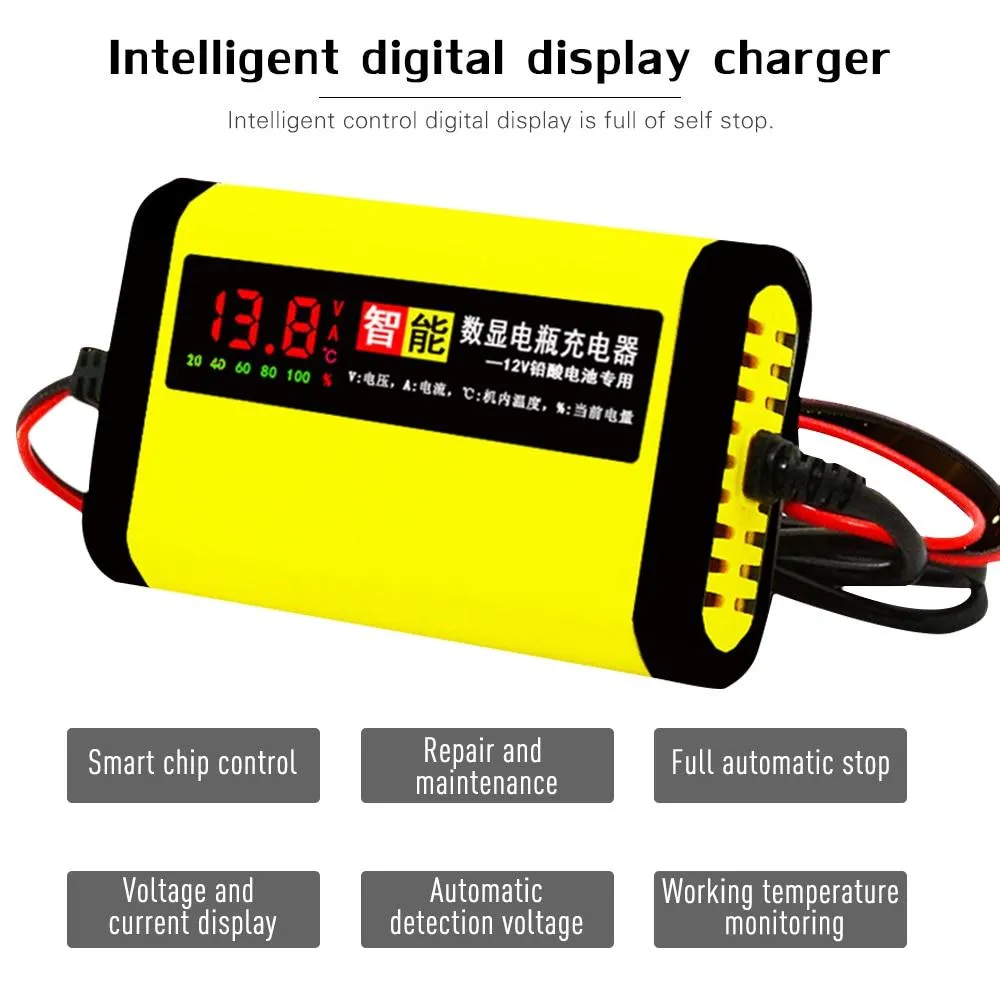 Portable Car Automotive Battery Charger 12v Auto