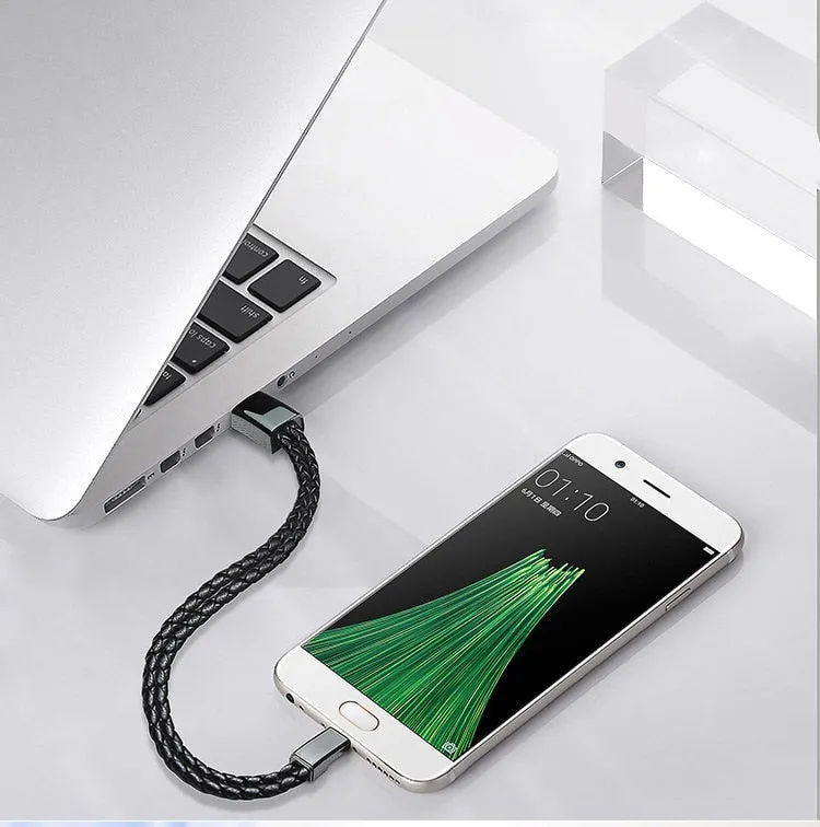 PREMIUM LEATHER CHARGING USB BRACELET - For iPhone/Android