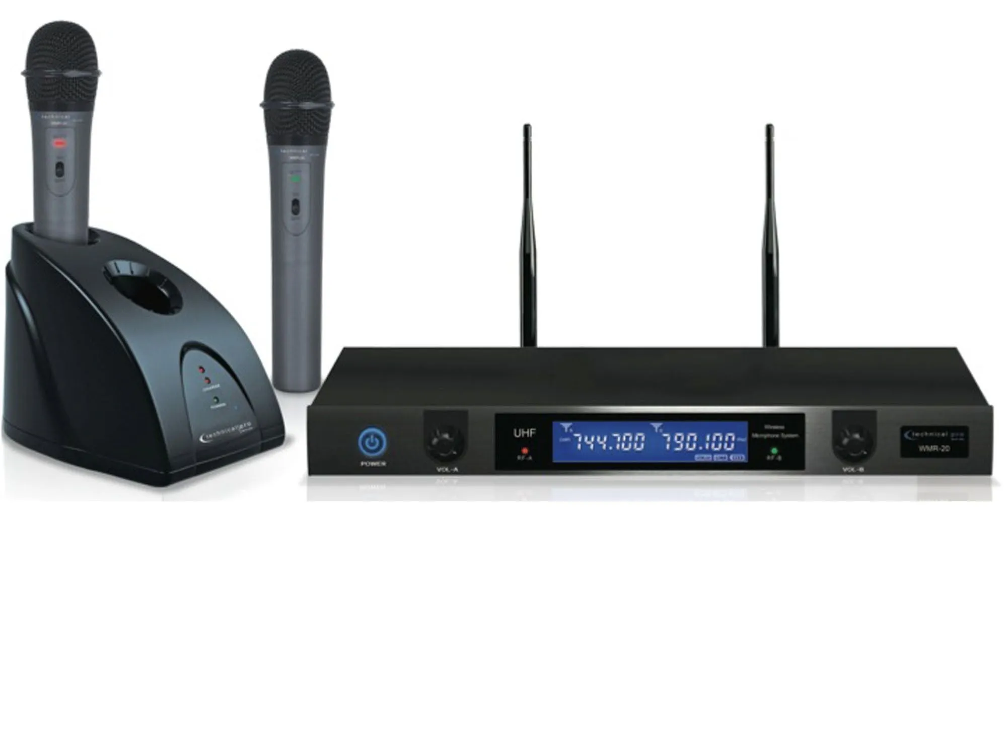 Pro UHF Dual Wireless Microphone System