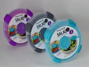 Progressive SnapLock 3pc Salad Snap & Go Container