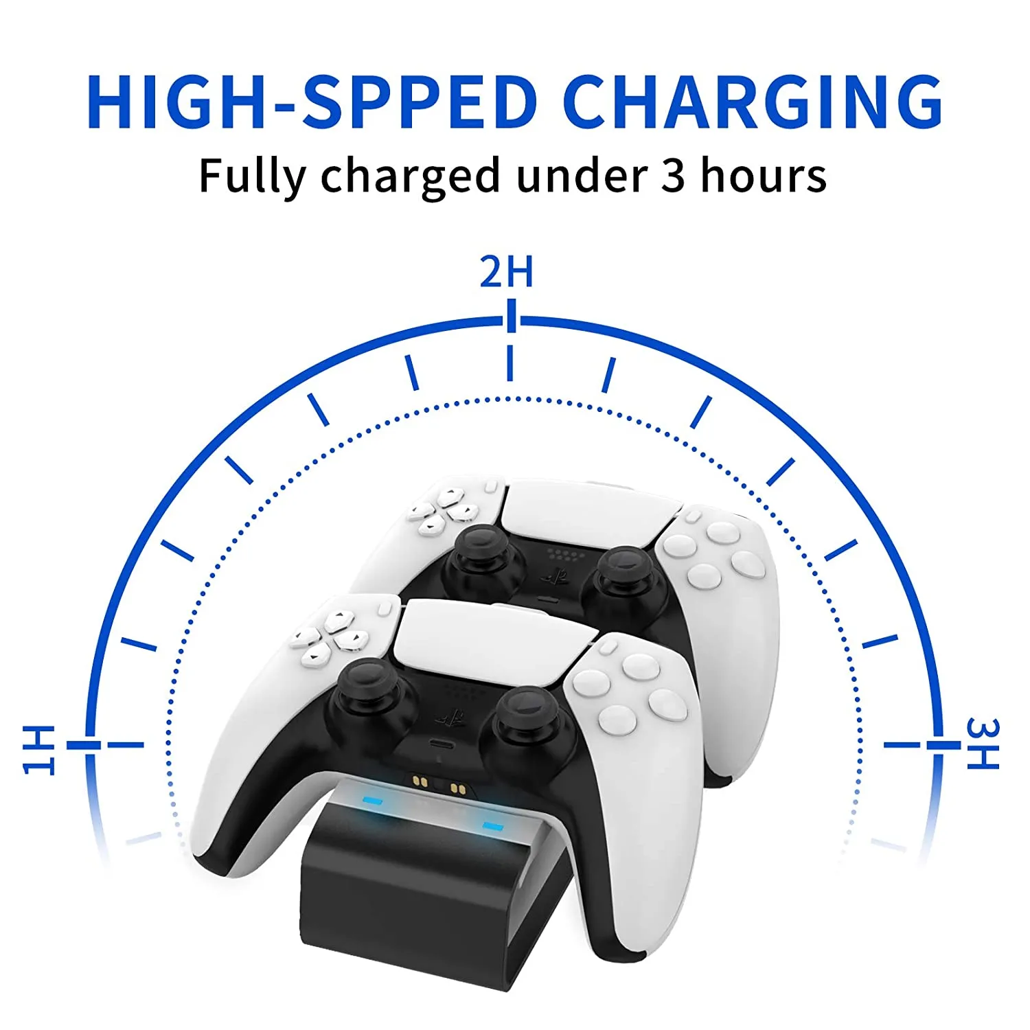 PS5 Controller Charging Station（Black&White）