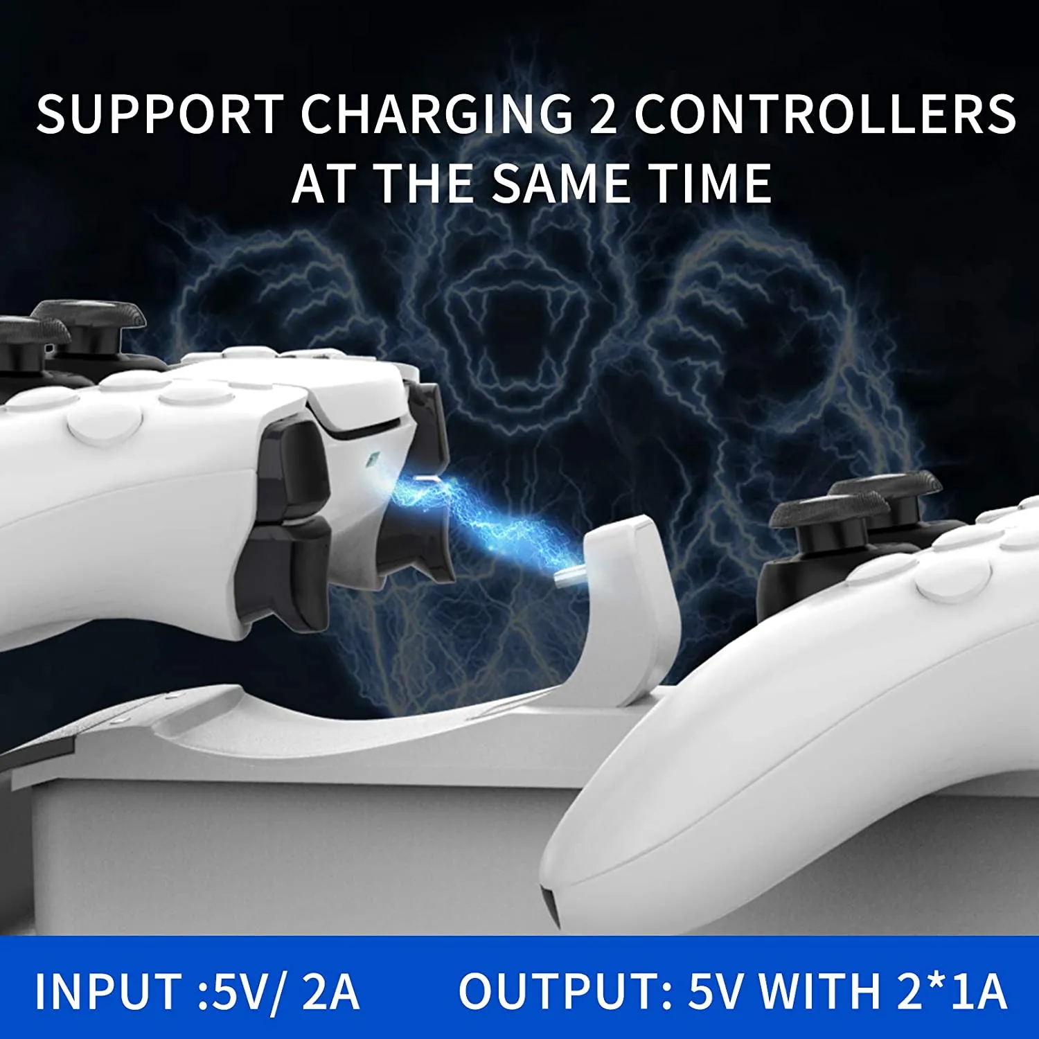 PS5 Controller Charging Station（Black&White）