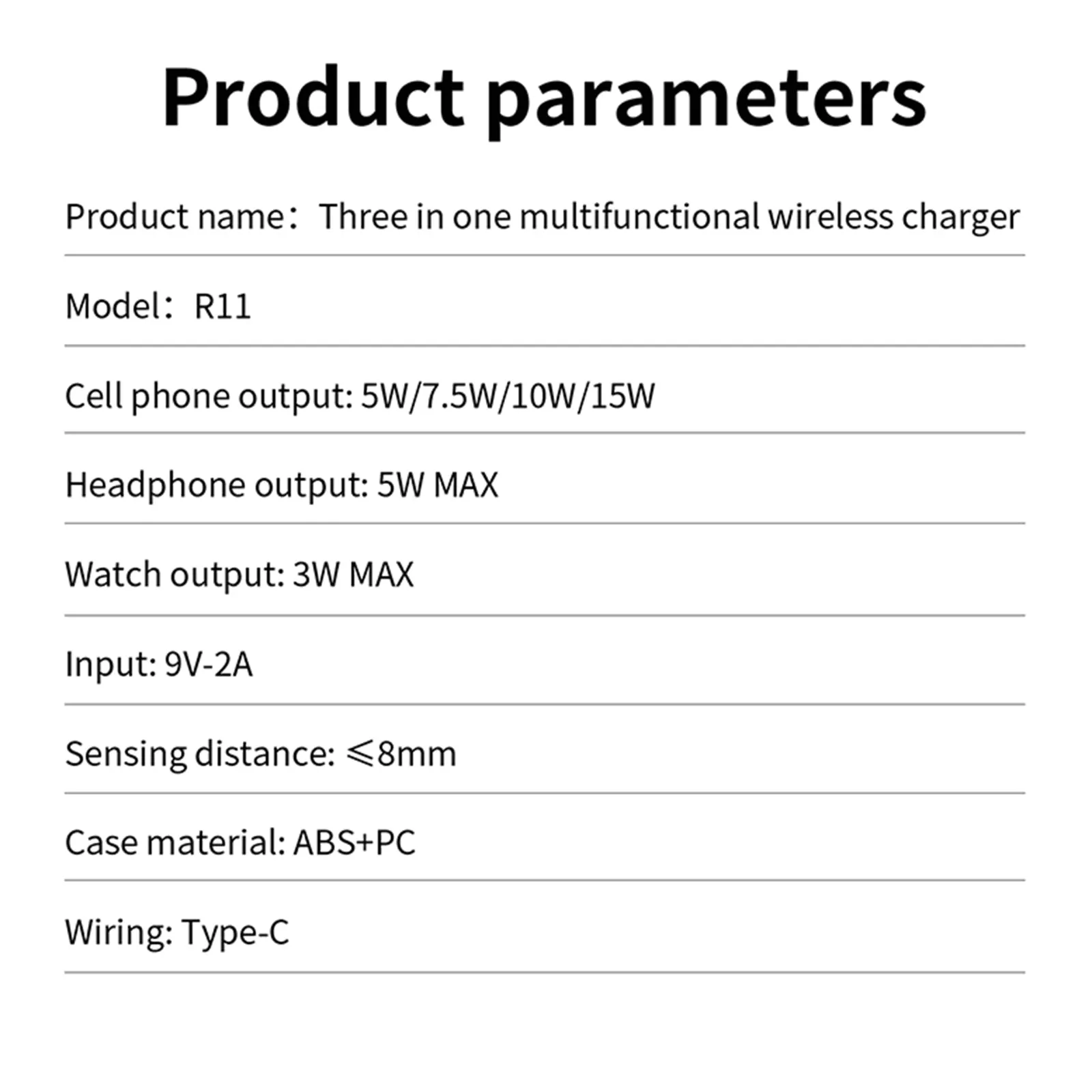 R11 4 in 1 Wireless Charger