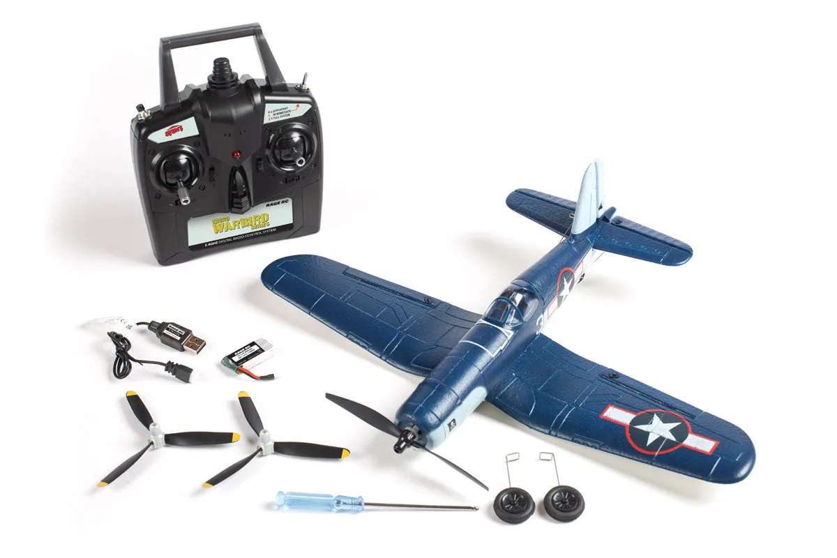 Rage R/C F4U Corsair Jolly Rogers Micro RTF Airplane w/PASS RGRA1301V2