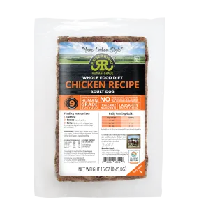 Raised Right Frozen Chicken Adult Dog Recipe 16oz