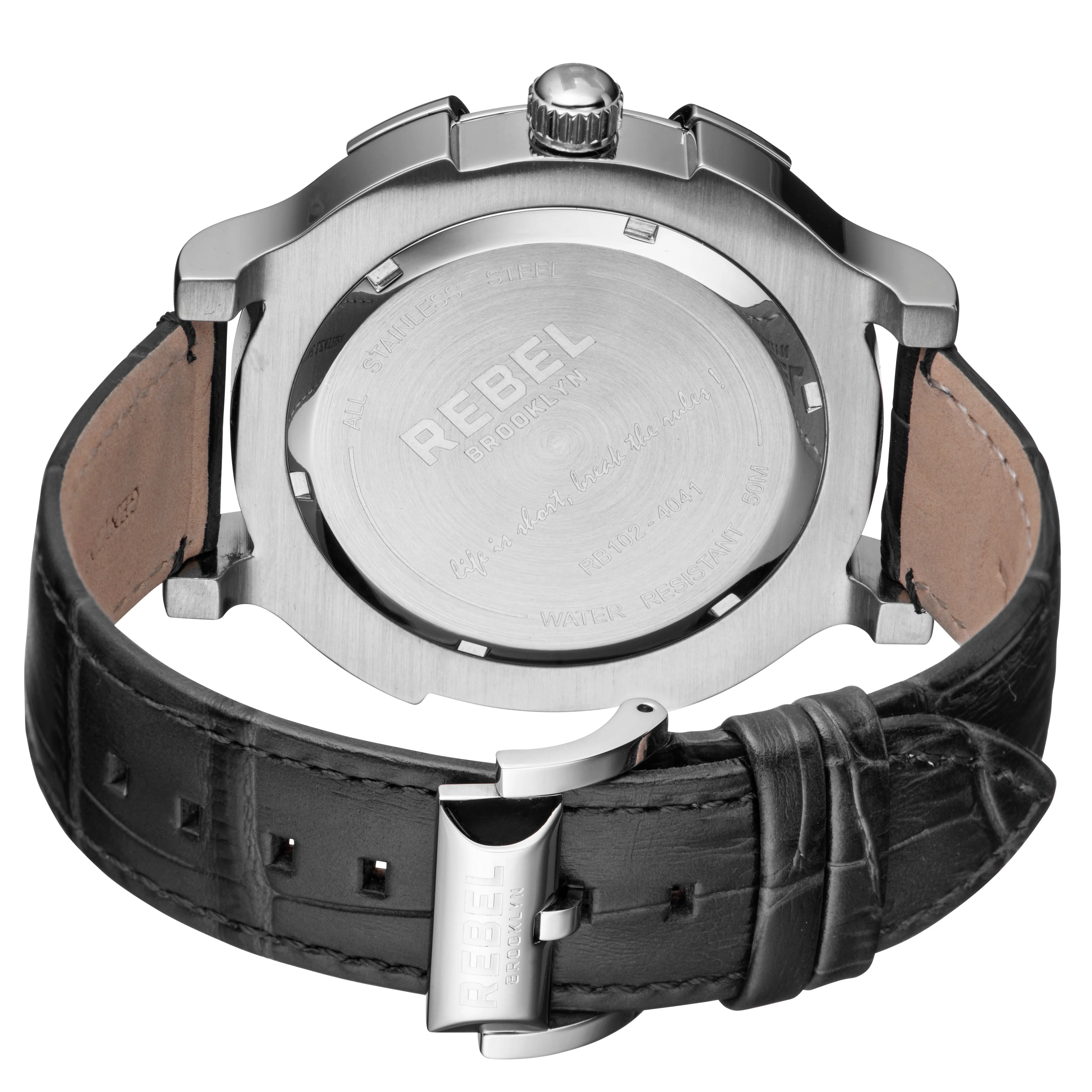 Rebel Men's Brooklyn Bridge 48mm Quartz Watch RB102-4071