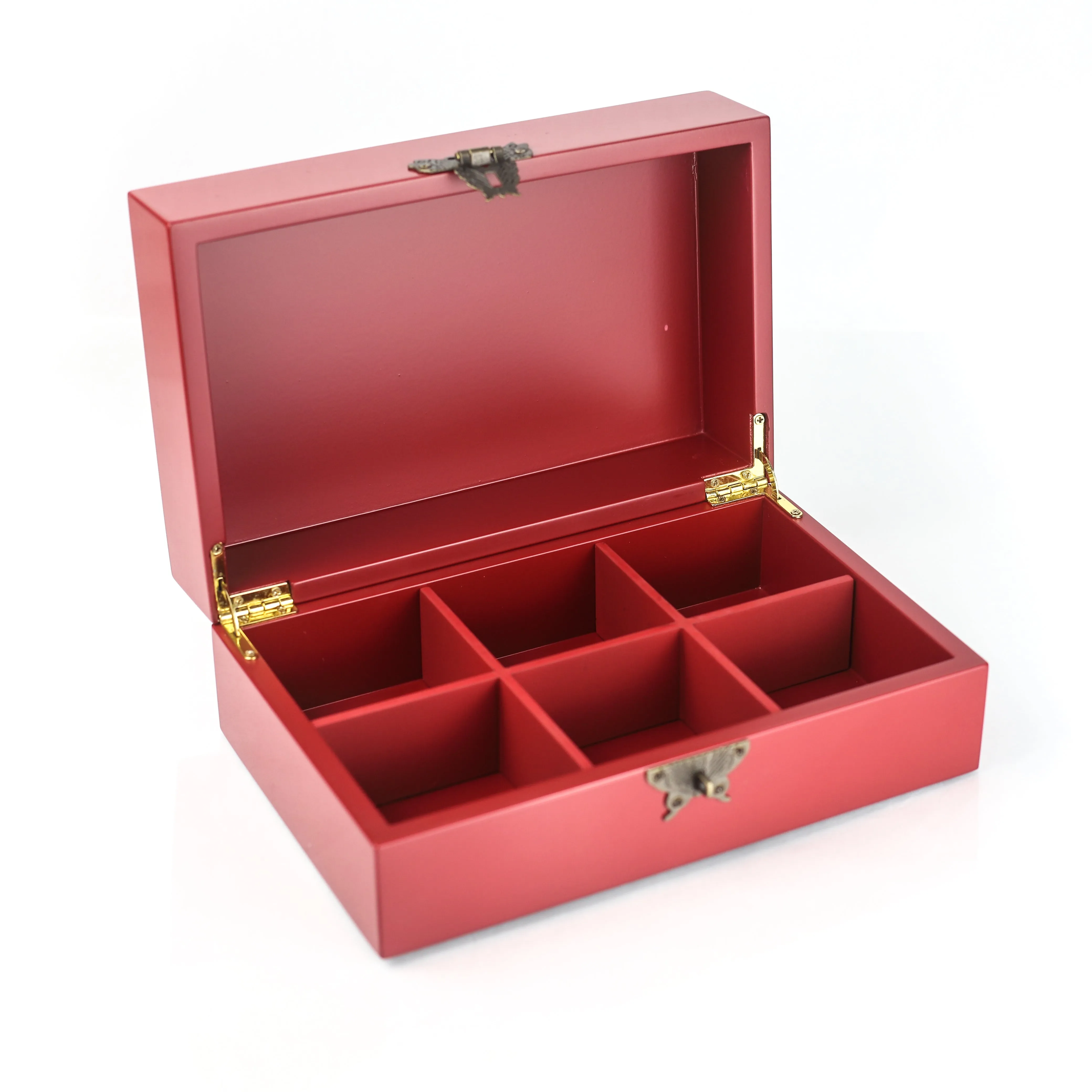 Red Lacquer Jewellery Box - Koon Seng Shophouses