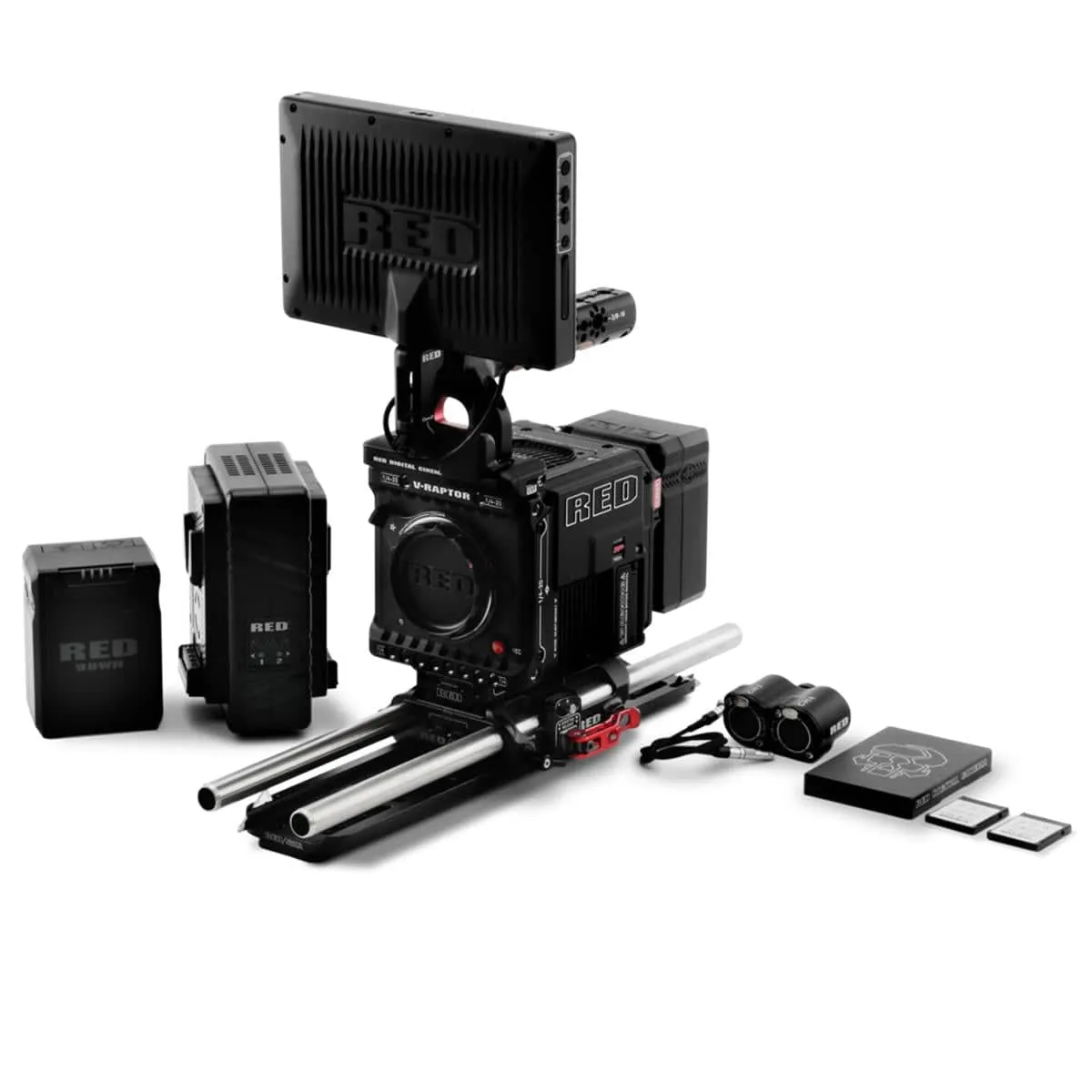 Red V-RAPTOR 8K VV Production Pack (Including Batteries) (V-Lock)