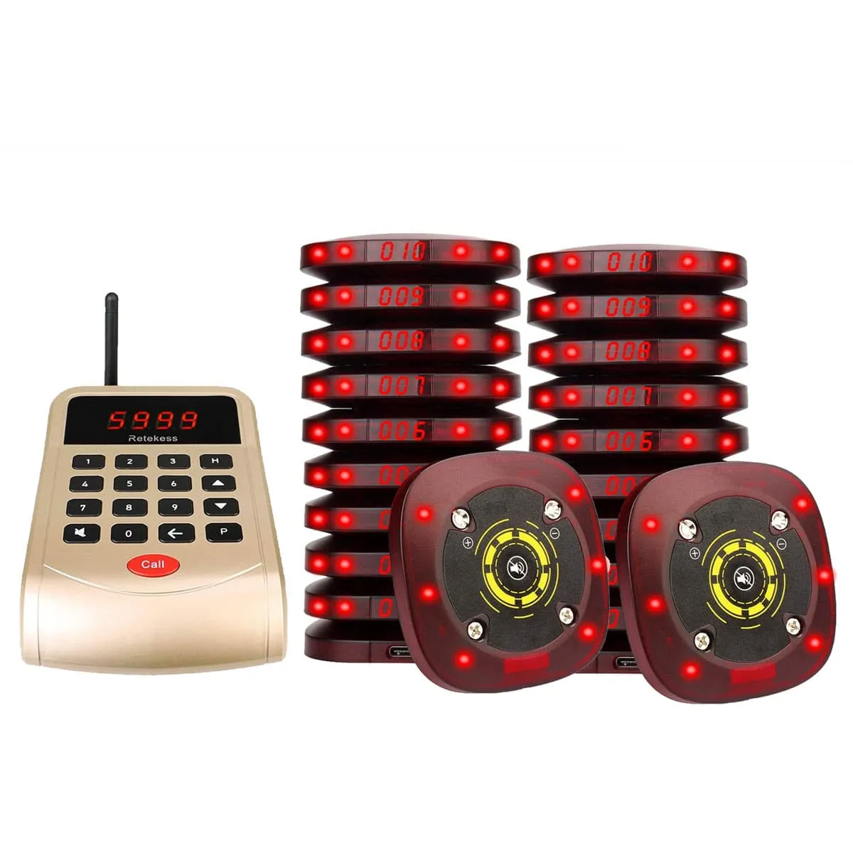 Retekess T118 Wireless Coaster Pager System 999 Channel