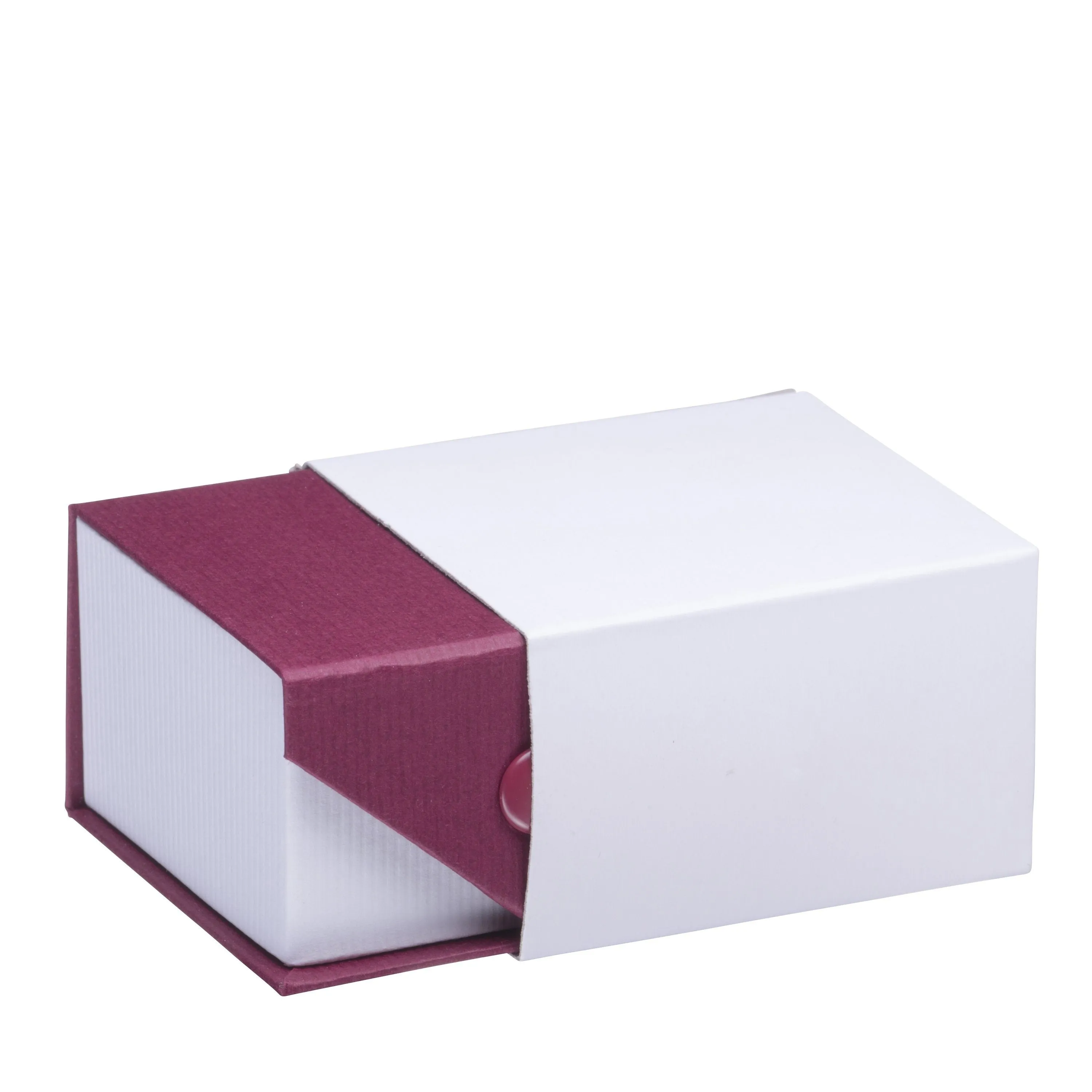 Ribbed Paper Snap Bracelet Box, Prim Collection