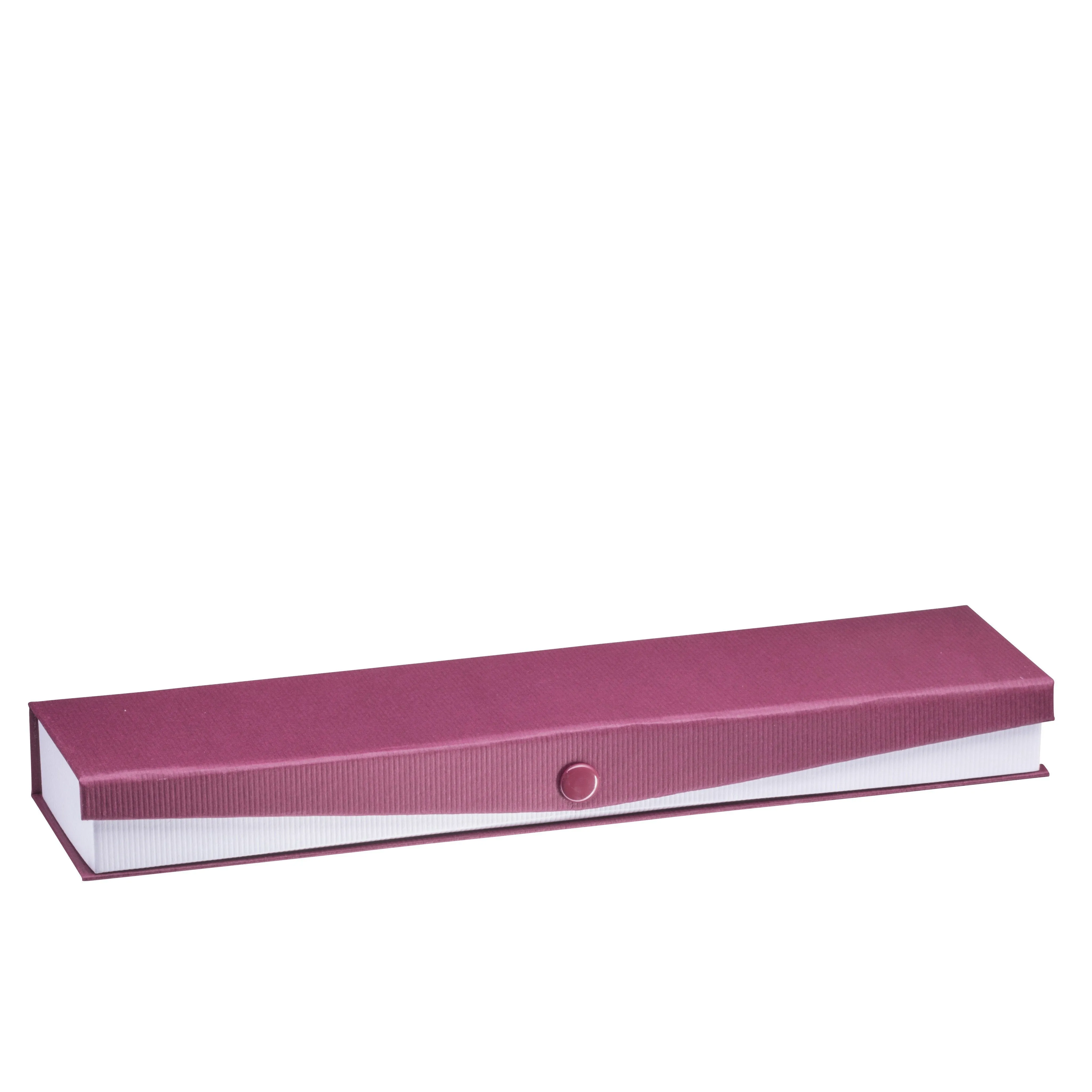 Ribbed Paper Snap Bracelet Box, Prim Collection