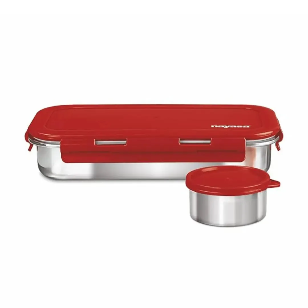 Ruby Steel Lunchbox