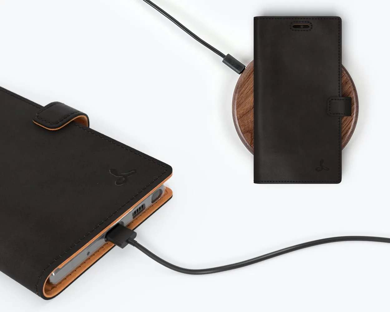 Samsung Galaxy Note 10 - Vintage Leather Wallet (Almost Perfect)