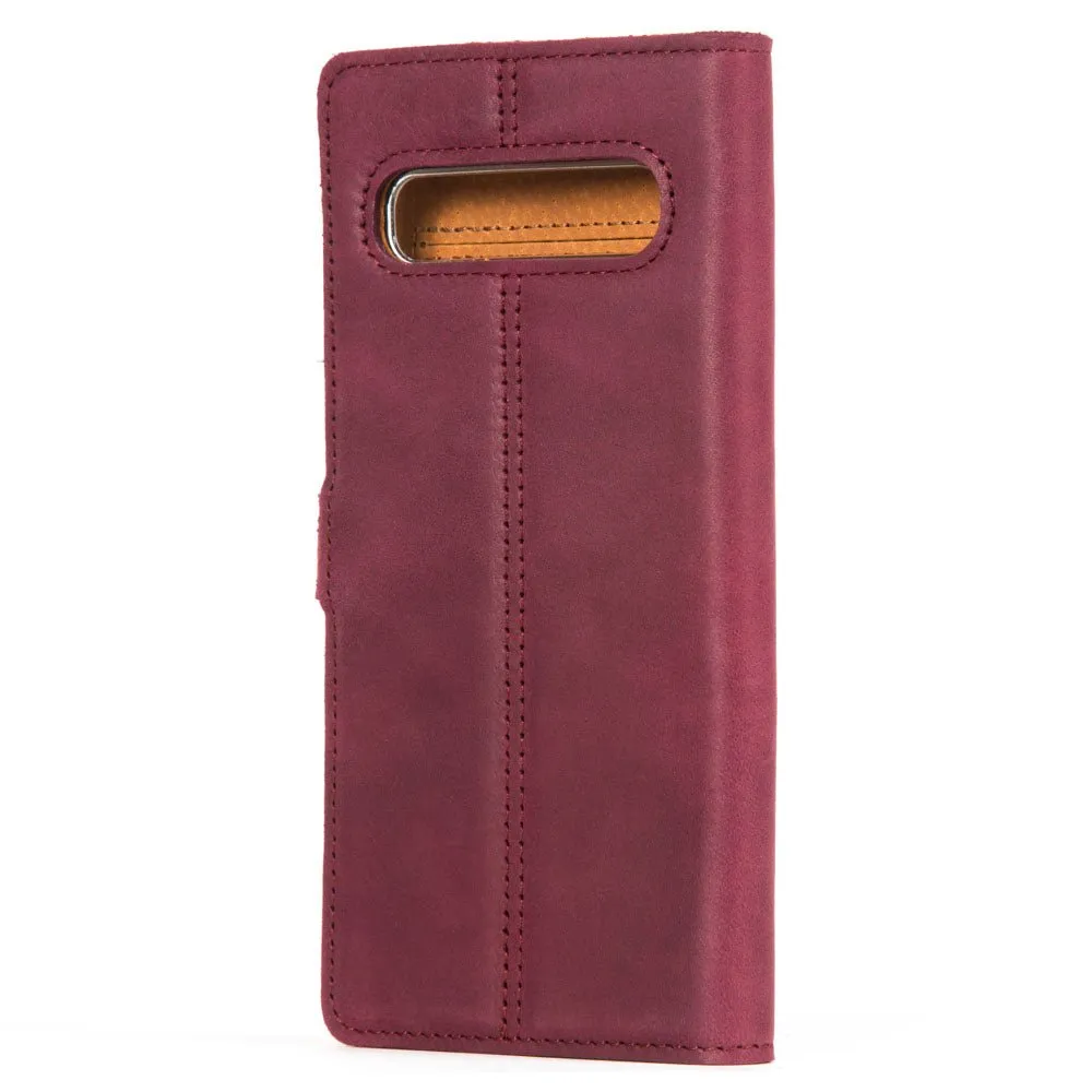 Samsung Galaxy S10 5G - Vintage Leather Wallet (Almost Perfect)