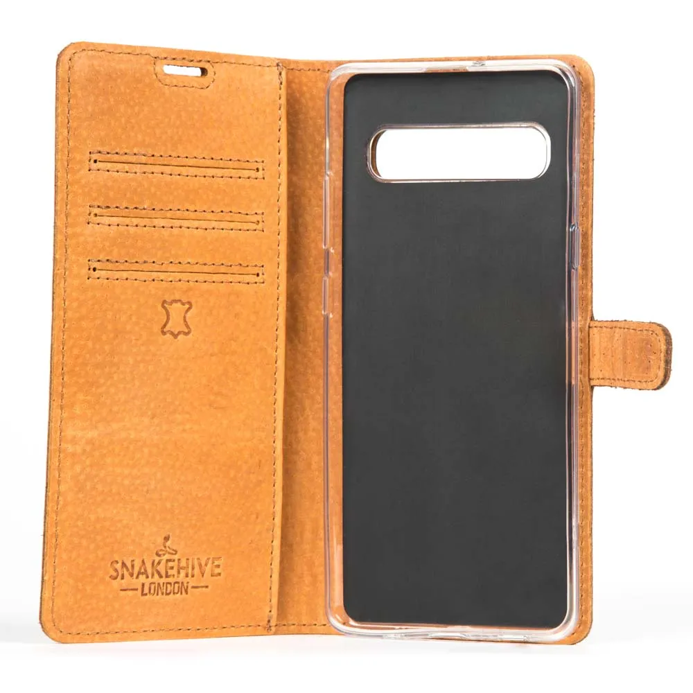 Samsung Galaxy S10 5G - Vintage Leather Wallet (Almost Perfect)