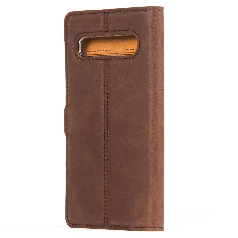 Samsung Galaxy S10 5G - Vintage Leather Wallet (Almost Perfect)