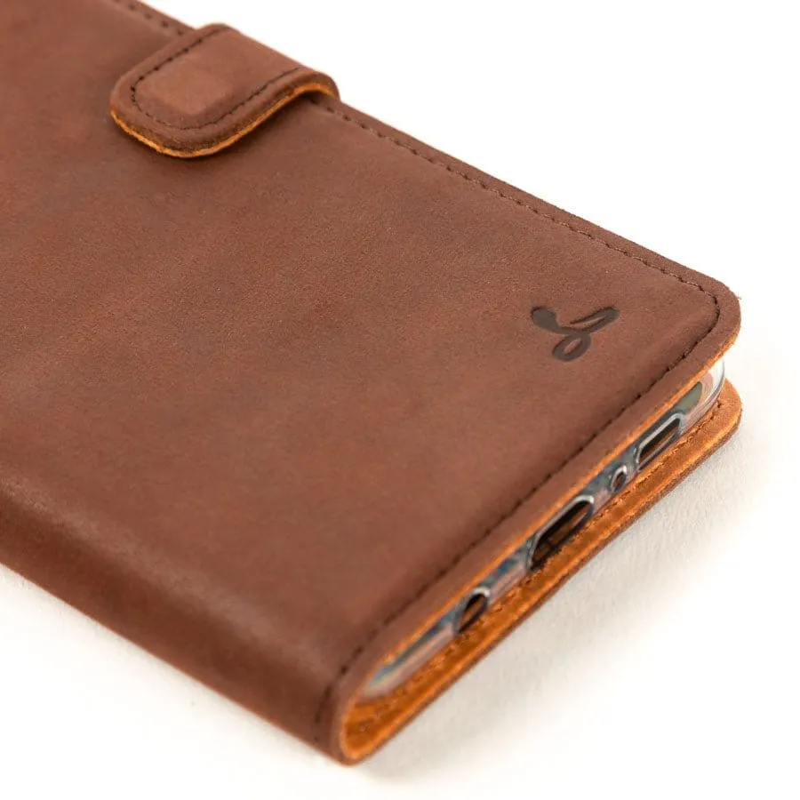 Samsung Galaxy S10 5G - Vintage Leather Wallet (Almost Perfect)