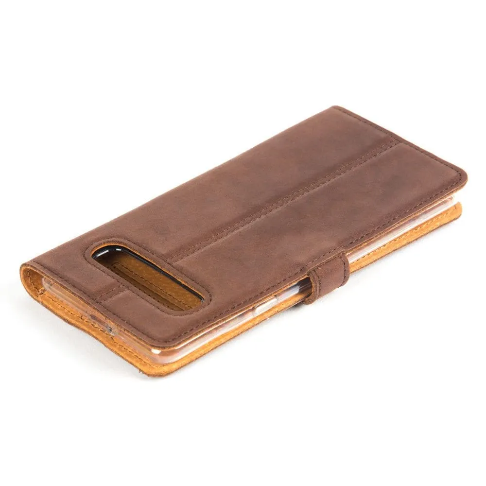 Samsung Galaxy S10 5G - Vintage Leather Wallet (Almost Perfect)