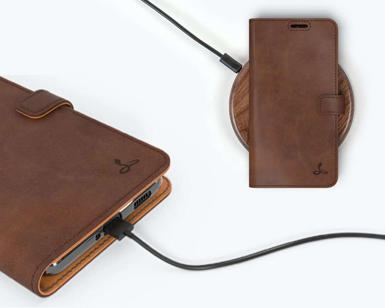 Samsung Galaxy S21 Ultra - Vintage Leather Wallet (Almost Perfect)