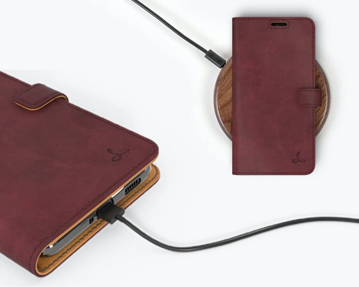 Samsung Galaxy S21 Ultra - Vintage Leather Wallet (Almost Perfect)