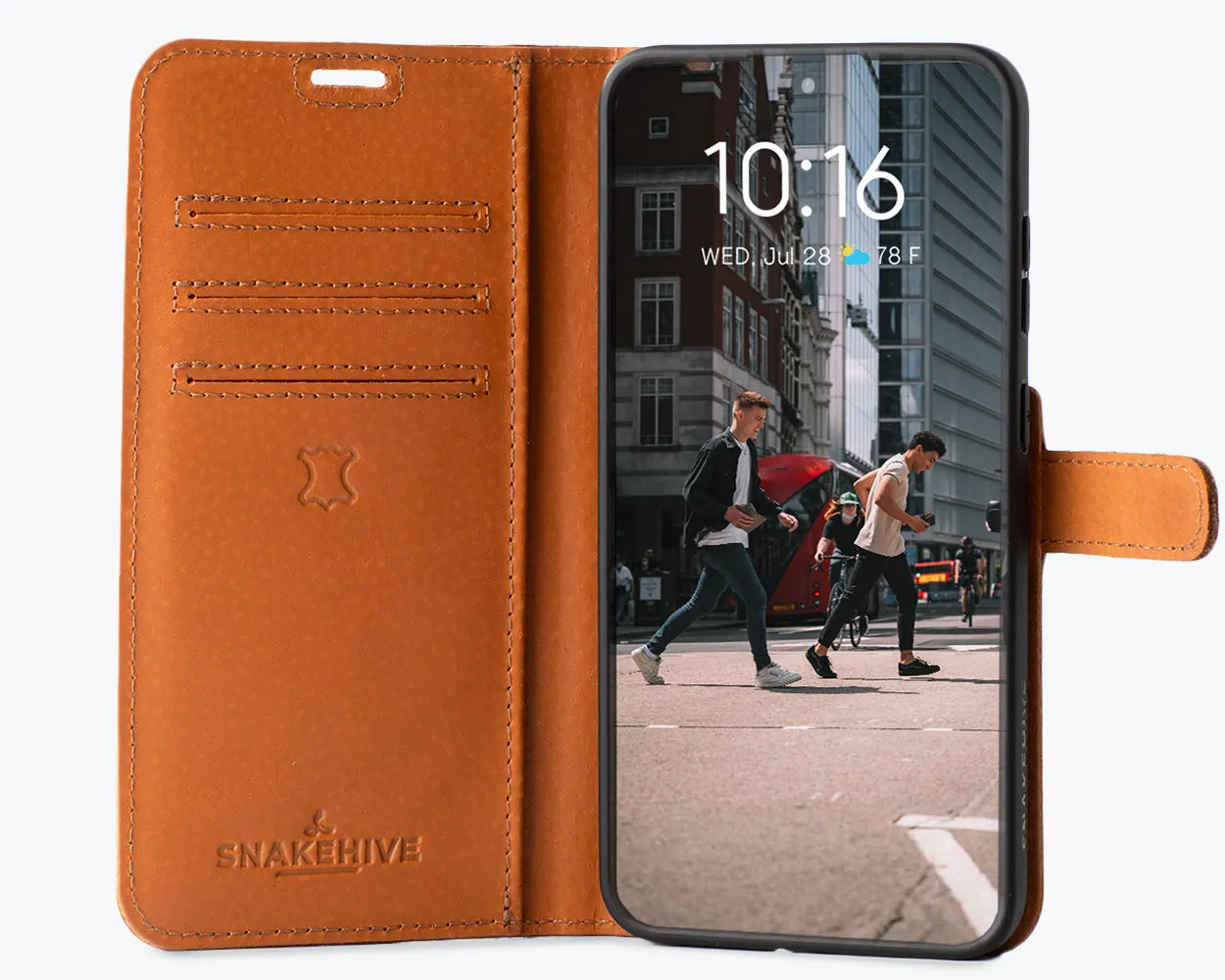 Samsung Galaxy S25 Plus - Vintage Leather Wallet