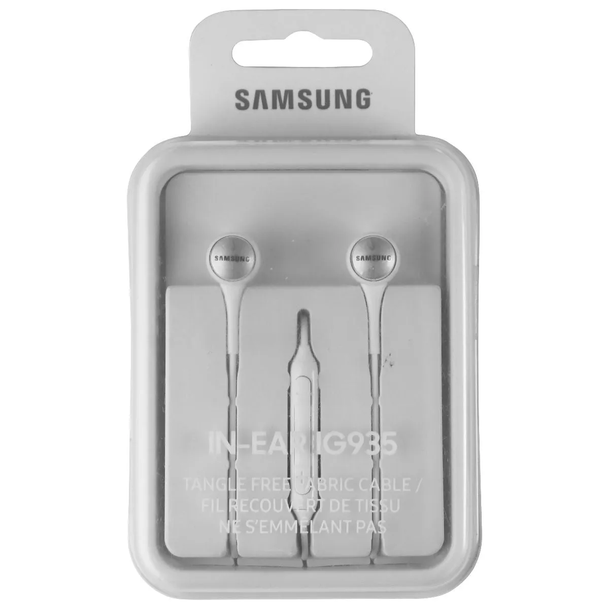 Samsung IG935 Wired 3.5mm In-Ear Tangle Free Cable Headphones - White