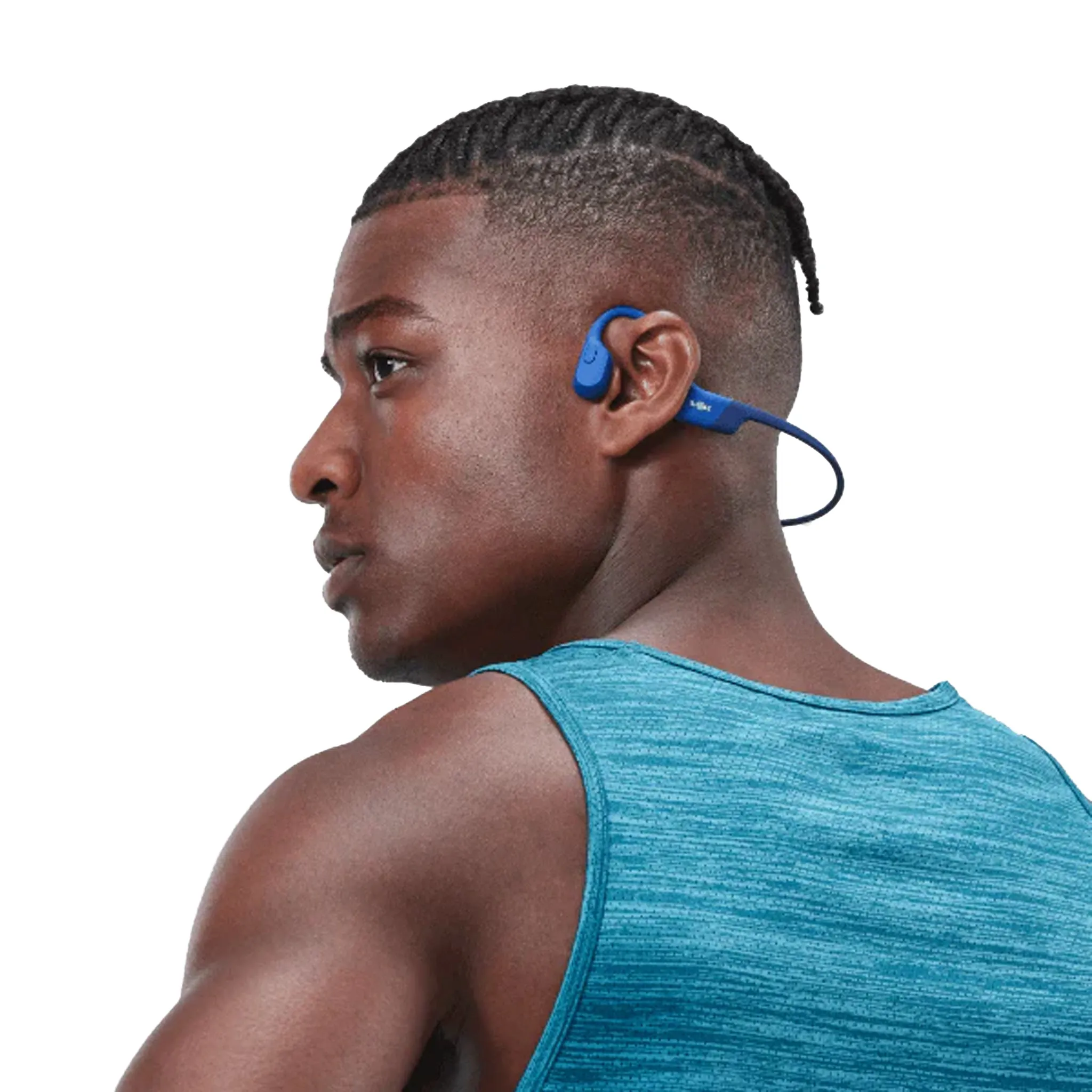 Shokz OPENRUN MINI Open-Ear Bone Conduction Bluetooth Headphones