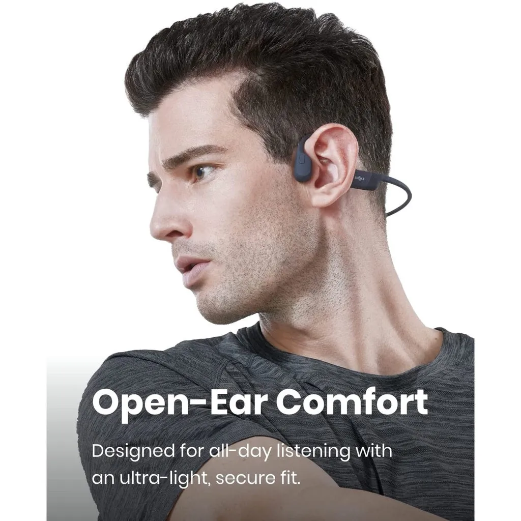 SHOKZ OpenRun (S803)| Open-Ear Bluetooth Bone Conduction Sport Headphones - Sweat Resistant Wireless Earphones