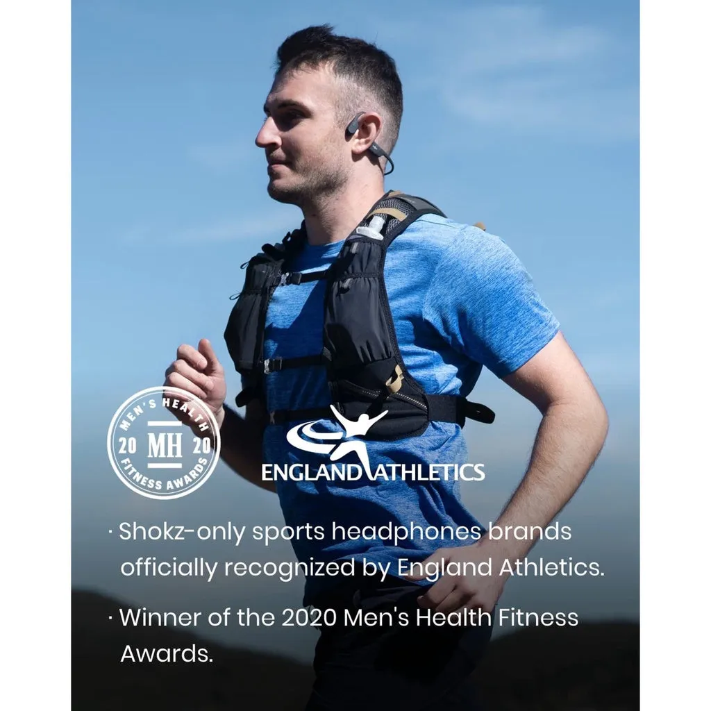 SHOKZ OpenRun (S803)| Open-Ear Bluetooth Bone Conduction Sport Headphones - Sweat Resistant Wireless Earphones