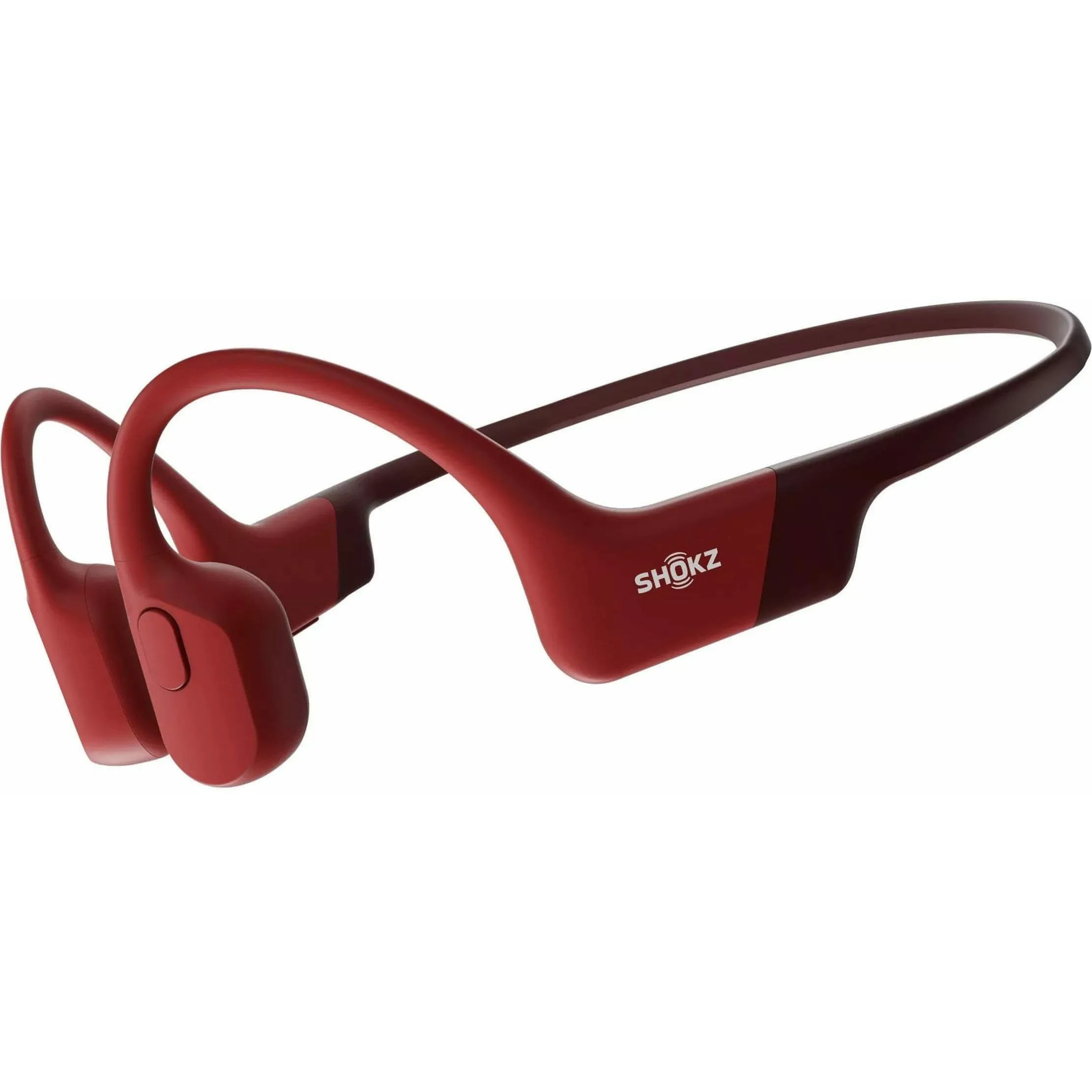 Shokz OpenRun Wireless Bone Conduction Running Headphones - Red