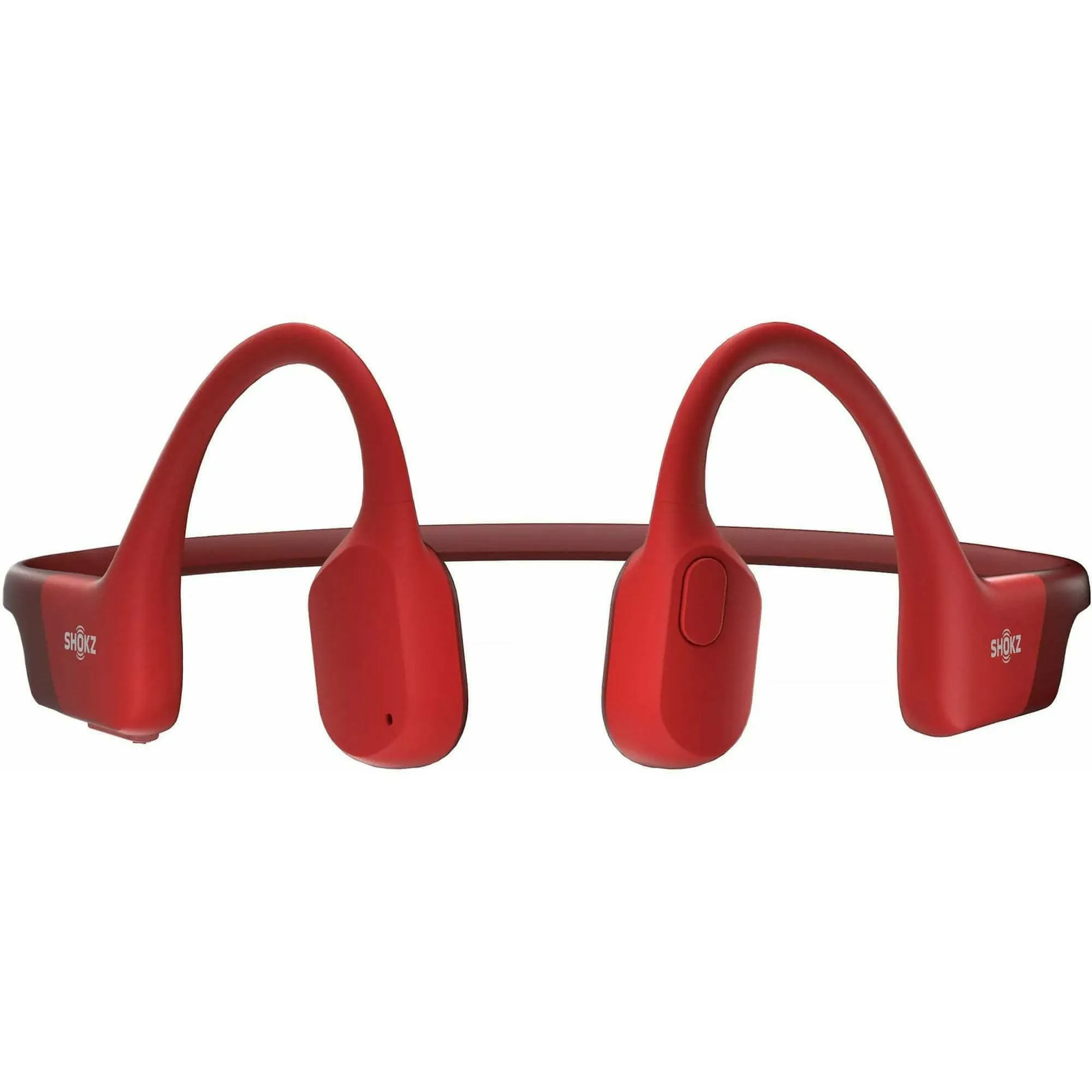 Shokz OpenRun Wireless Bone Conduction Running Headphones - Red