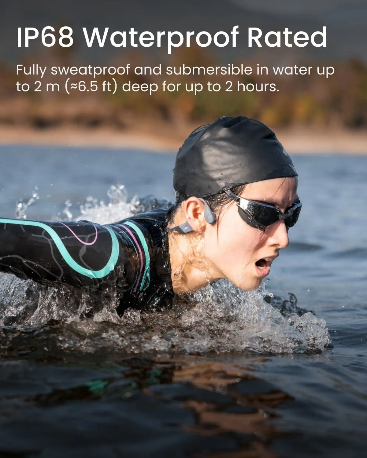 Shokz OpenSwim Pro Wireless Bone Conduction Waterproof Headphones